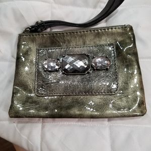 Vera Wang Gray Wristlet